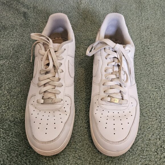 Nike Air Force 1 '007 Low Triple White' [CW2288-111] Men's Size 13 Shoes-No Box - Picture 9 of 11